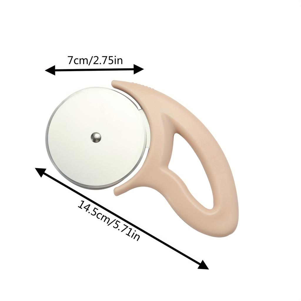 1pc Pizza Cutter with an Ergonomic Comfortable Handle And a Sharp, Efficient Rolling Blade - Cuts Pizza More Easily And Quickly,