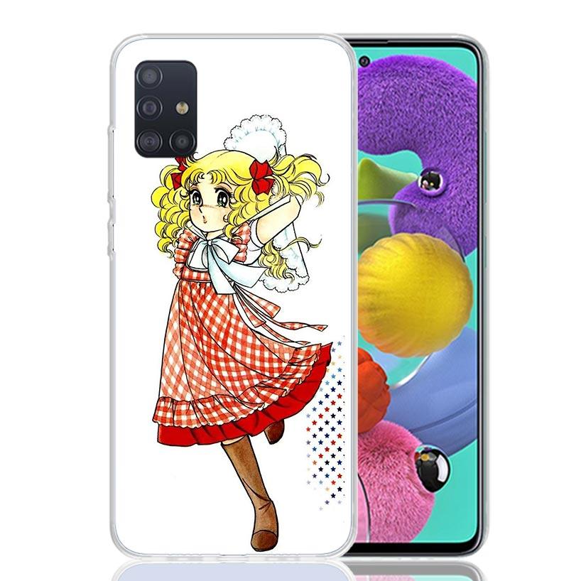 Anime Candy Phone Case For Samsung Galaxy A52 A32 A22 A12 A02S A50S A30S A51 A31 AA71 Note 20 Ultra 10 S10 Plus Galaxy A51 A71 A