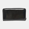 [Pre-Owned] Soho Black Patent Leather Quilted Wallet With Gold Hardware - Very Good #TAZ1HS