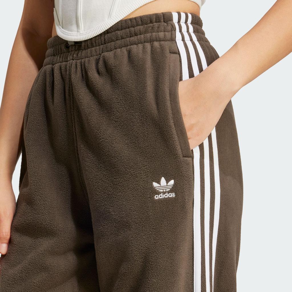 Adidas Originals Adicolor Track Joggers Loose Soft Comfortable Fashion Retro Sports Knit Pants Women Bottoms Brown IY7835