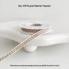 New Plaid Edge Ribbon for Floral Art & DIY Gift Wrapping