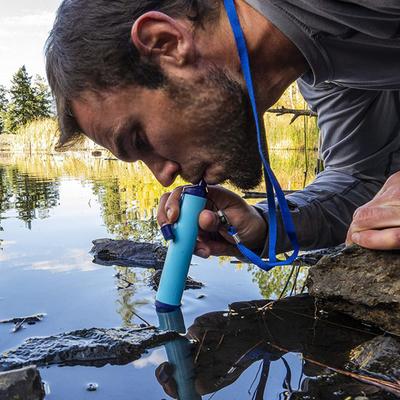Personal Water Filter Straw Portable Water Purifying Device Outdoor Survival Camping Hiking Backpacking Emergency Water Filtration System