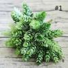 1 Pcs 30 Heads Artificial Small Pineapple Plastic Tree Leaves Flores Flowers DIY Wedding Home Decoration Plant Green Leaf