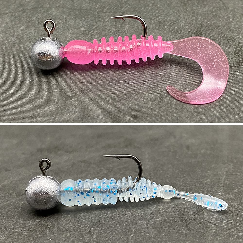 Jig Head 50 Pieces 1g/2g/3.5g/5g Round Jig Head Set Lure