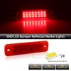1pc 12V RED Black Smoked Lens LED Third High Level Brake Stop Light For Ford Transit MK7 2006 2007 2008 2009 2010 2011 2012-2014