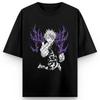 Jujutsu Kaisen Anime Ryomen Sukuna Printing Cotton Tshirt Men and Women Harajuku Fashion Loose Summer Anime Peripheral Clothing