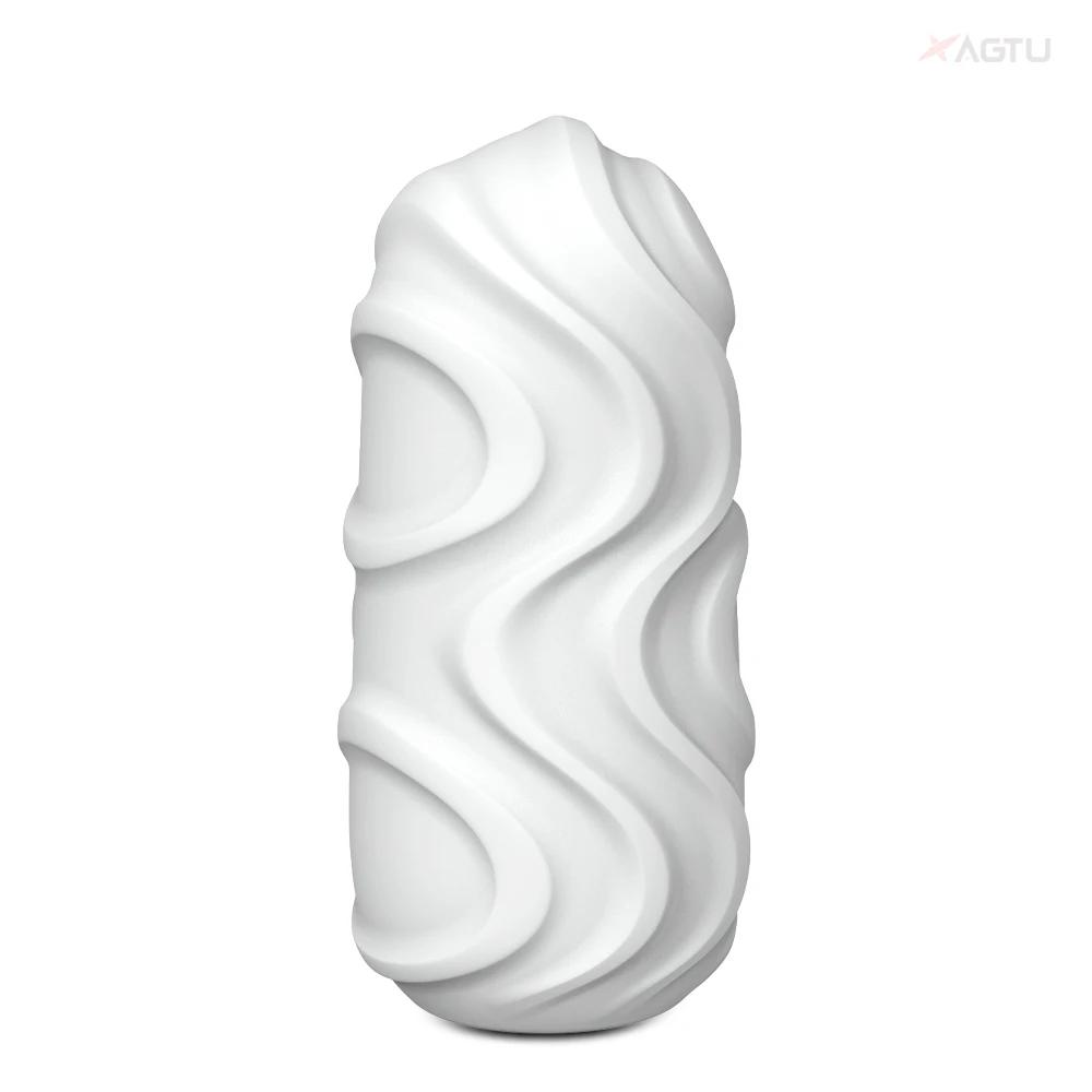 Soft Silicone Male Masturbator Cup Stretchable Masturbation Tools for Men Pocket Pussy Waterproof Sex Toys for Men Adult Goods