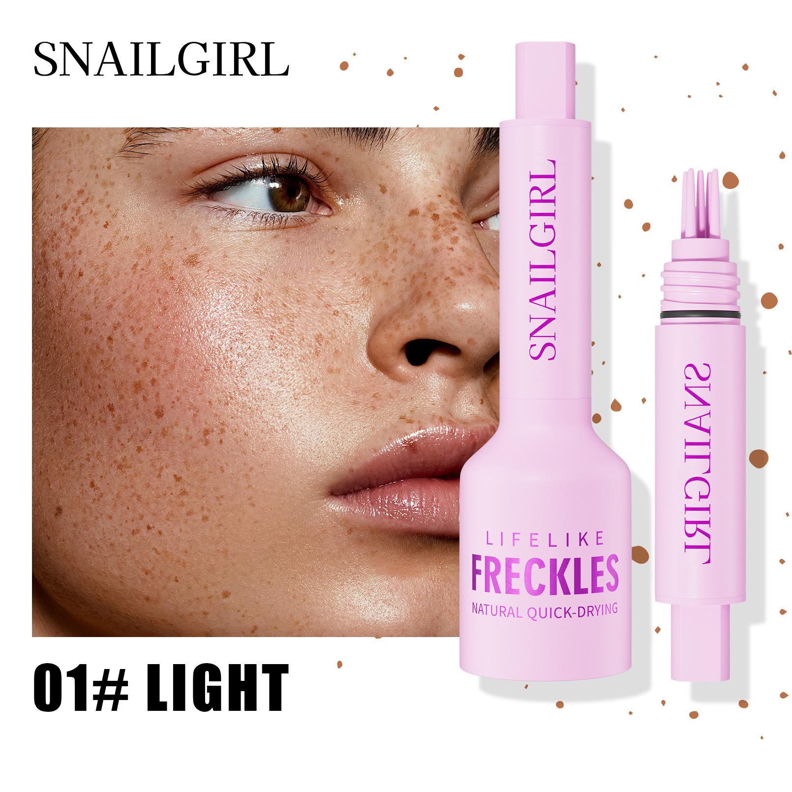 Natural Simulation Freckle Pen, Waterproof, Sweat-Proof And Quick-Drying Press-Type Freckle Seal Spot Pen