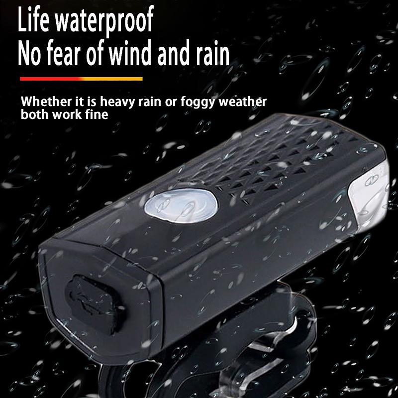 Bike Bicycle Light Usb Led Rechargeable Set Mountain Cycle Front Back Headlight Lamp Flashlight Cycling Safety Warning Light