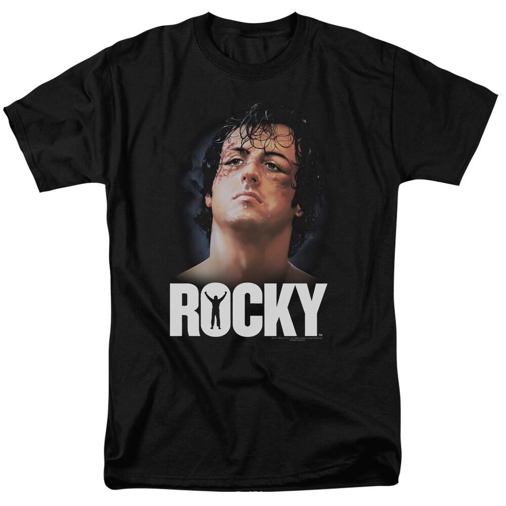 26 Rocky The Champ T Shirt Mens Licensed Boxing Movie Tee Balboa Black Unisex T-Shirt M