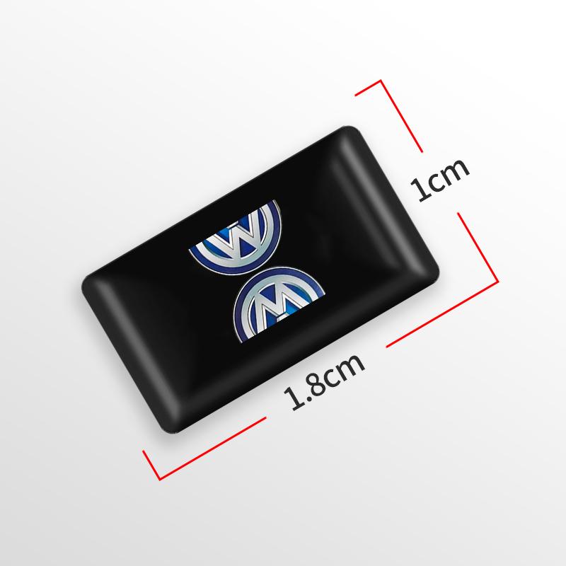 VW GTI GOLF 10Pcs Car Styling 3D Epoxy Sweden Flag Sticker Emblem Decal Badge For Volkswagen VW Scirocco Jetta Beetle Golf Passa