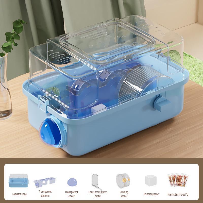Luxury Acrylic Travel Cage for Baby Golden Hamsters