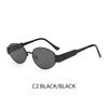 1pc elliptical sunglasses 2 women's street pography sunglasses retro high-end pography sunglasses