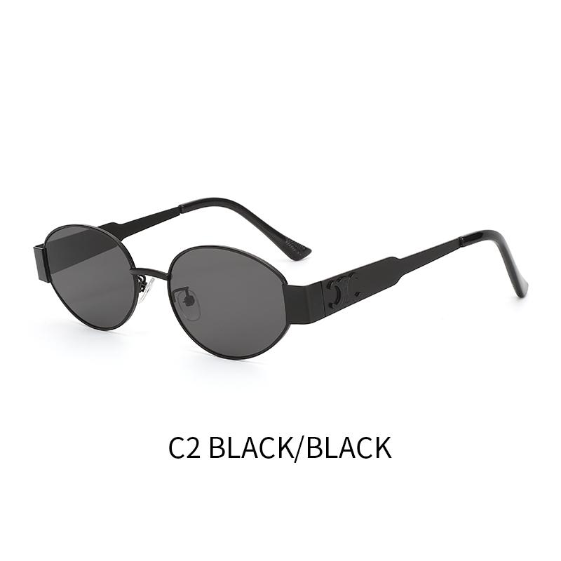 1pc elliptical sunglasses 2 women's street pography sunglasses retro high-end pography sunglasses