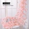 Artificial Cherry Blossom Vine - Silk Flower with 45 Rose Buds for Ceiling or Wall Hanging Decoration