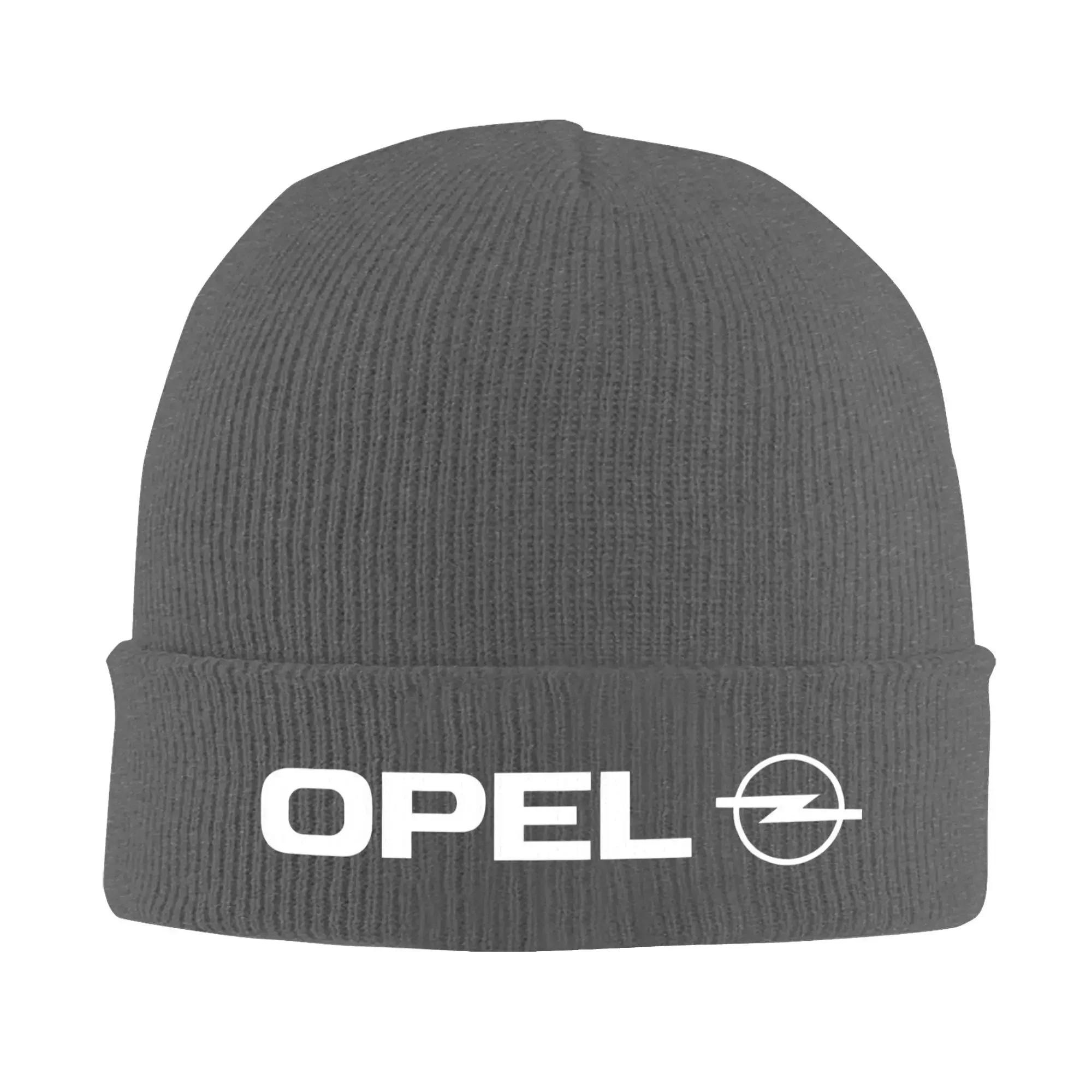 

В язана шапка з логотипом Opel Жіноча Чоловіча Біні Зимова шапка Акрил Німецький виробник автомобілів Тепла шапка One Size