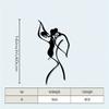 Tango Dance Metal Wall Art Romantic Couple Sculpture Mural Home Decor Gift