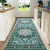 Bohemian Corridor Carpet Geometric Pattern Crystal Velvet Floor Mat Entrance Kitchen Staircase Long Rug Home Decoration