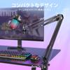 MAONO USB Condenser Microphone Gaming Microphone PC Microphone Set Noise Cancelling Mute Button Unidirectional RGB Lighting Volume Control Plug Play