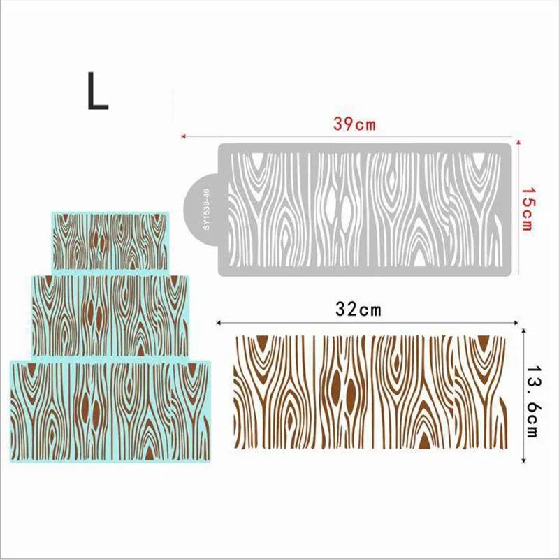 DIY Style Plastic Sugar Sieve Mold Fondant Printing Stencil Hollow Wedding Cake Stencil Edge Decoration Template Baking Tools