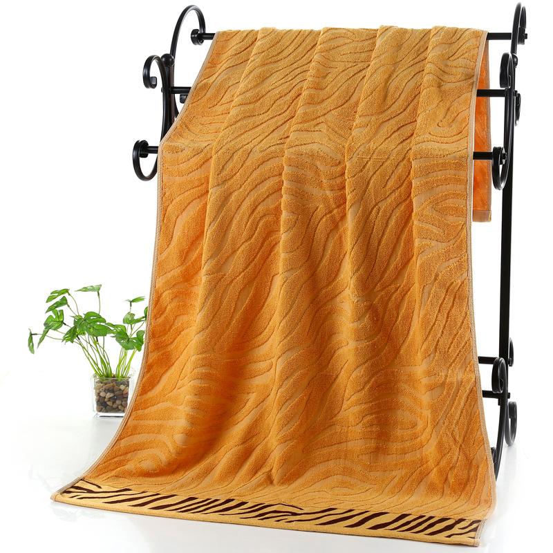 70X140Cm Bamboo Big Towel Luxury Hotel Home Embroidered Bath Towel Cover Personalized Sport Gift Towels Green Coffee Cream 