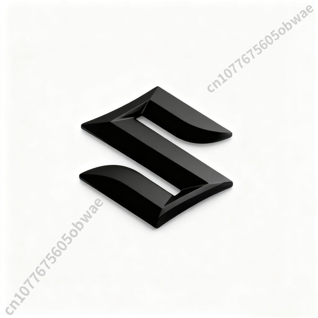For SUZUKI ALTO Front Rear Car Emblem Badge Logo Black Glossy Auto Sticker Accessories Universal Rear Trunk Badge Logo