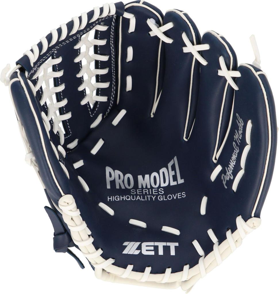ZETT Catch Ball with Shock Absorbing School Age and BDG2012V Glove, Beginner's, Pads, 11.5-inch (Elementary Up), Right-Handed Throw, Blue,