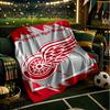Vintage Detroit Wings Logo Throws Blanket Flannel Blankets Plush for Couch Bed Gifts for Men Women Travel Picnic Blanket Christmas Fan Gifts