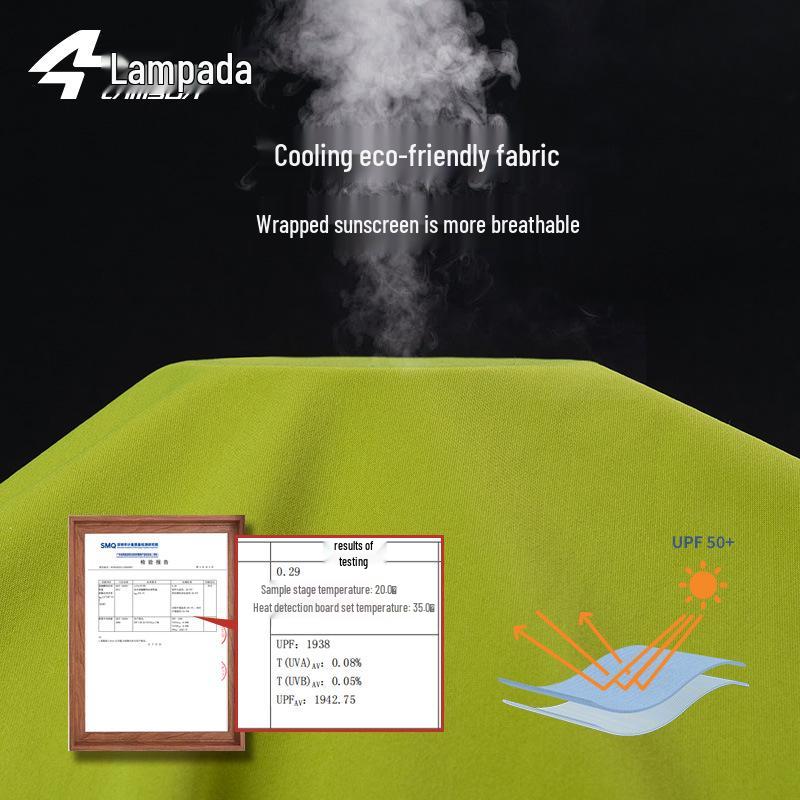 Lampara 2024 Eco-Friendly Men's Cool Cycling Jersey – Sweat-Wicking, Long Sleeve & Road Bike Ready