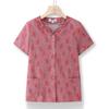 Elderly Women's Summer Short-Sleeve Shirt Set
