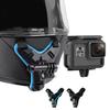 Motorcycle Helmet Strap Mount Phone Stand Holder For GoPro Hero 12 11 Insta360 X4 Action Sports Camera Mobile Phone Accessories