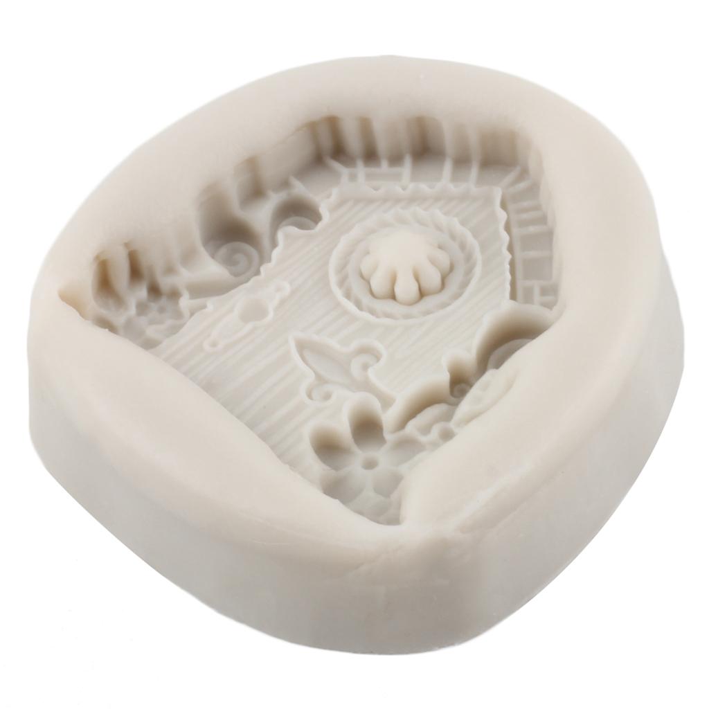 Fairy Garden Gnome Home Silikonové formy Dveře Okénko Forma na fondán Květina Houba Zdobení dortů Formy na cukroví Čokoláda