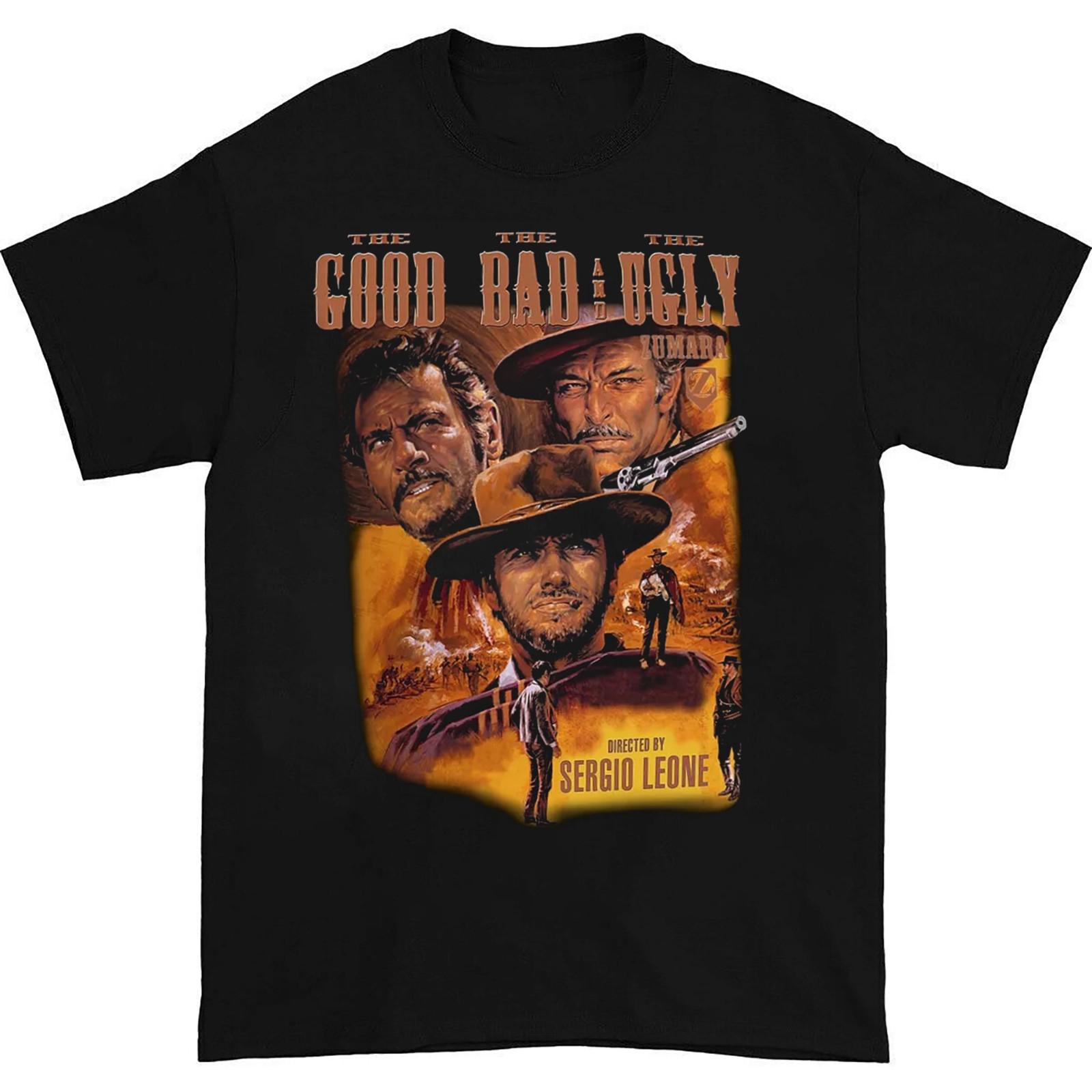 

26 THE GOOD BAD UGLY CLINT EASTWOOD Collection Unisex Gift For Fan T Shirt TMB3161 Unisex T-Shirt 5XL різнокольоровий