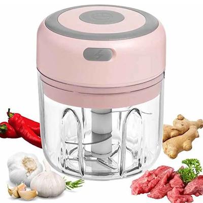 Electric Garlic Blender USB Rechargeable Multifunctional Kitchen Tool Portable Meat and Vegetable Chopper
