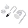 Aquarium Bubble Diffuser Prevent Clogging Transparent Glass Fish Tank Air Refiner for Dissolved