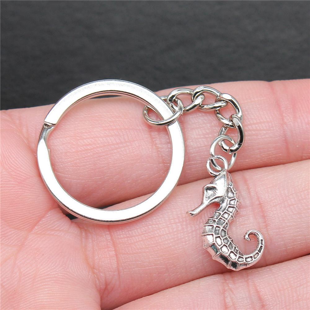 Seahorse Octopus Mermaid Underwater Keychain for Kids Handmade Bohemian Anniversary Gift Minimalist Phone Charm