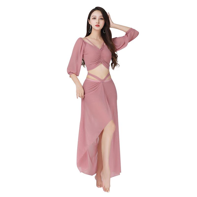 New Plus Size Mesh Belly Dance Practice & Performance Clothes - Spring/Summer Collection