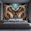 Angel Warrior Wall Tapestry Fantasy Armor Design Mythical Art Decor Gothic Bedroom Interior Style Trend
