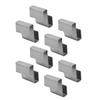 50pcs Stainless Steel Greenhouse Overlap S Clips Durable Glass Frame Fixing Clamp
