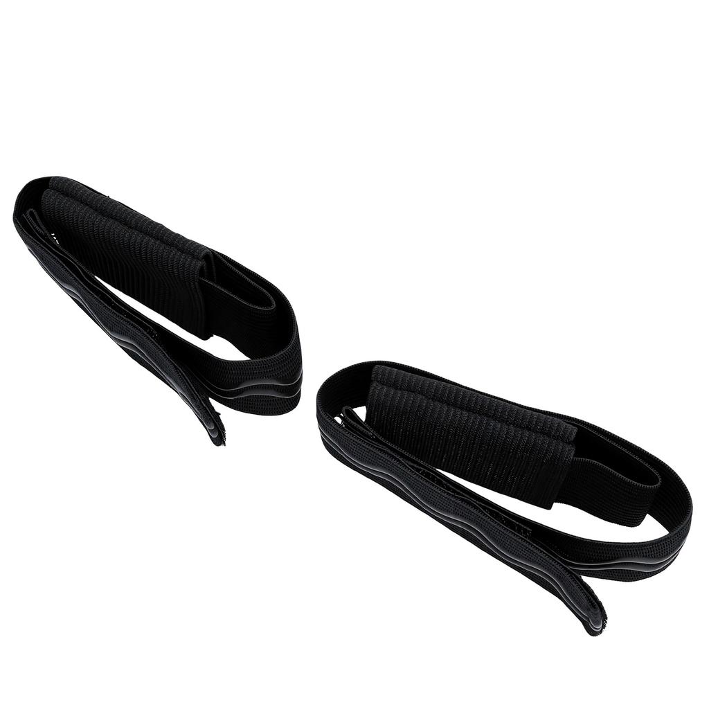 2PCS Spray Holder Hand Strap Oxford Cloth Adjustable Reflective Spray Carrier Running Safety Strap for Night Jogging Walking Black