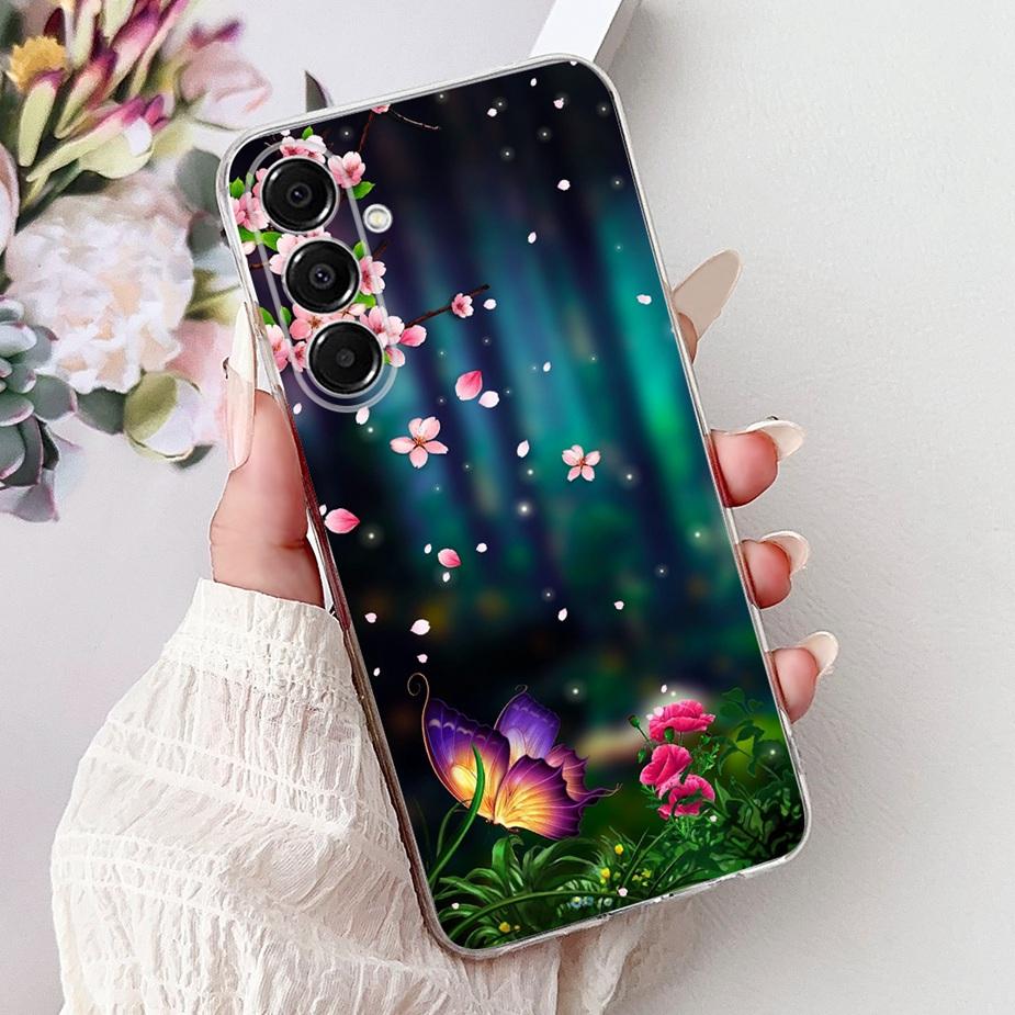 For Samsung Galaxy A17 5G Case SM-A176B Cute Cat Painted Cover 6.7'' Soft Silicone Case For Samsung A17 A 17 GalaxyA17 5G Fundas