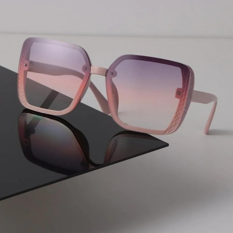 Vintage Rectangle Sunglasses Women Men Casual Fashion Glasses Luxurious Brand Designer Female