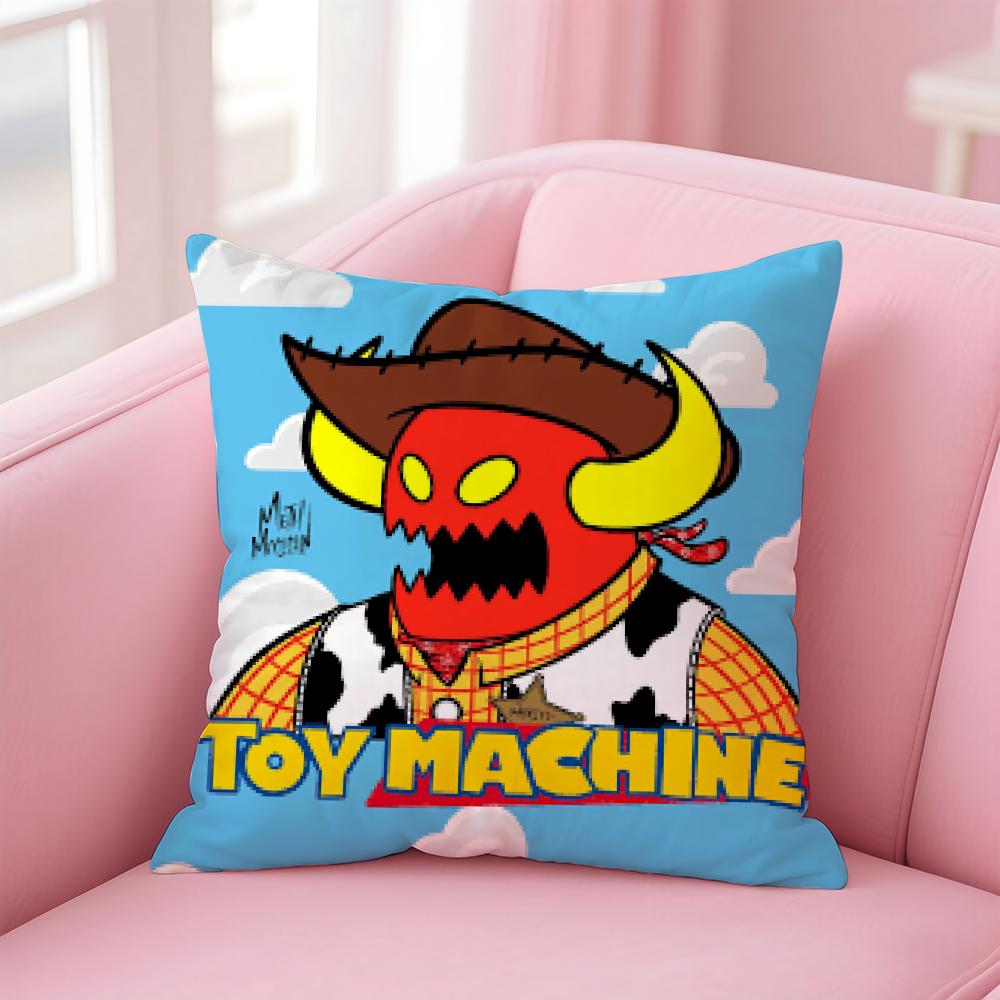 Brand T-Toy MachineS Skate Cushion Cover Comfortable Reversible Pillow Cover Ideal for Car Sofa Bedroom & Beyond