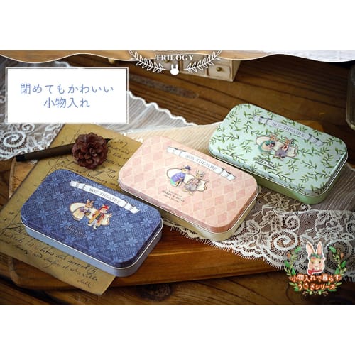 moin moin Miniature Dollhouse DIY Kit Set (Japanese Instructions) - Rabbit Living in a Trinket Box Series, Beginner's Rabbit Gift, Independent Study,