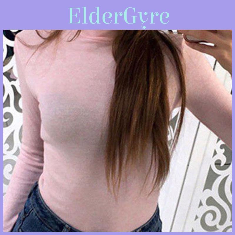 Women Long-sleeve Turtleneck Casual Slim Tops Knit Sweater Winter T-shirt Blouse Offering Versatile Fashion For Every Occasion