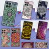 Mandala Blume Totem Für Samsung Galaxy M06 M16 M12 M13 M14 M15 M35 M55 M34 M54 M33 M53 M21 M31 M11 M32 M52 Hülle