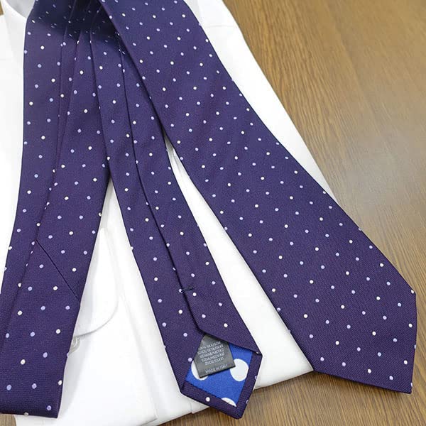 Tie Gift Paul Smith Tie with Paul Smith Case Tote Bag PS72 Purple Gift Wrapping [Brand Set] Ribbon, & (REDROSE Original) Navy/Blue (Gift, Birthday,