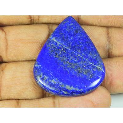 32X40X05 MM Natürlicher Lapislazuli Birnenform Cabochon Loser Edelstein 61Cts. SY-518