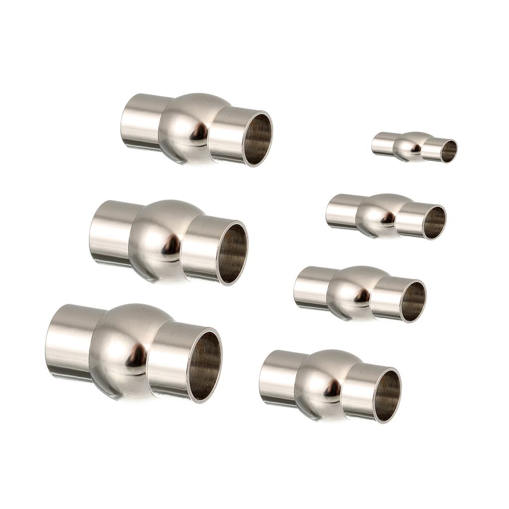 10pcs Strong Magnetic Clasps Metal Ball Magnet Buckle End Clasps Connectors For DIY Jewelry Making Bracelet Necklace Accessories