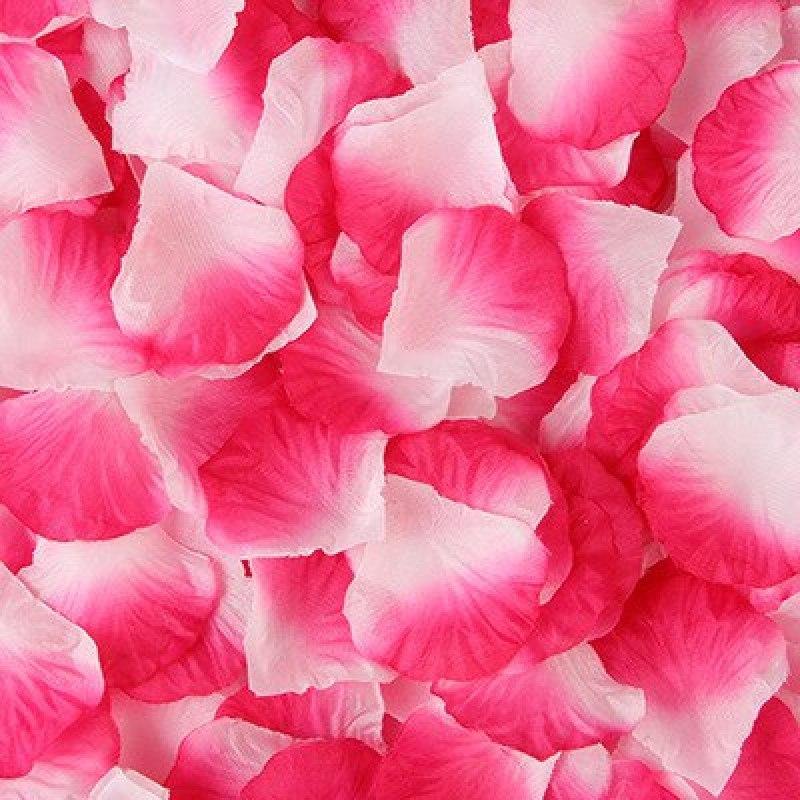 100Pc 20 Style Artificial Rose Petals Colorful Wedding Romantic Silk Rose Flower Anniversary